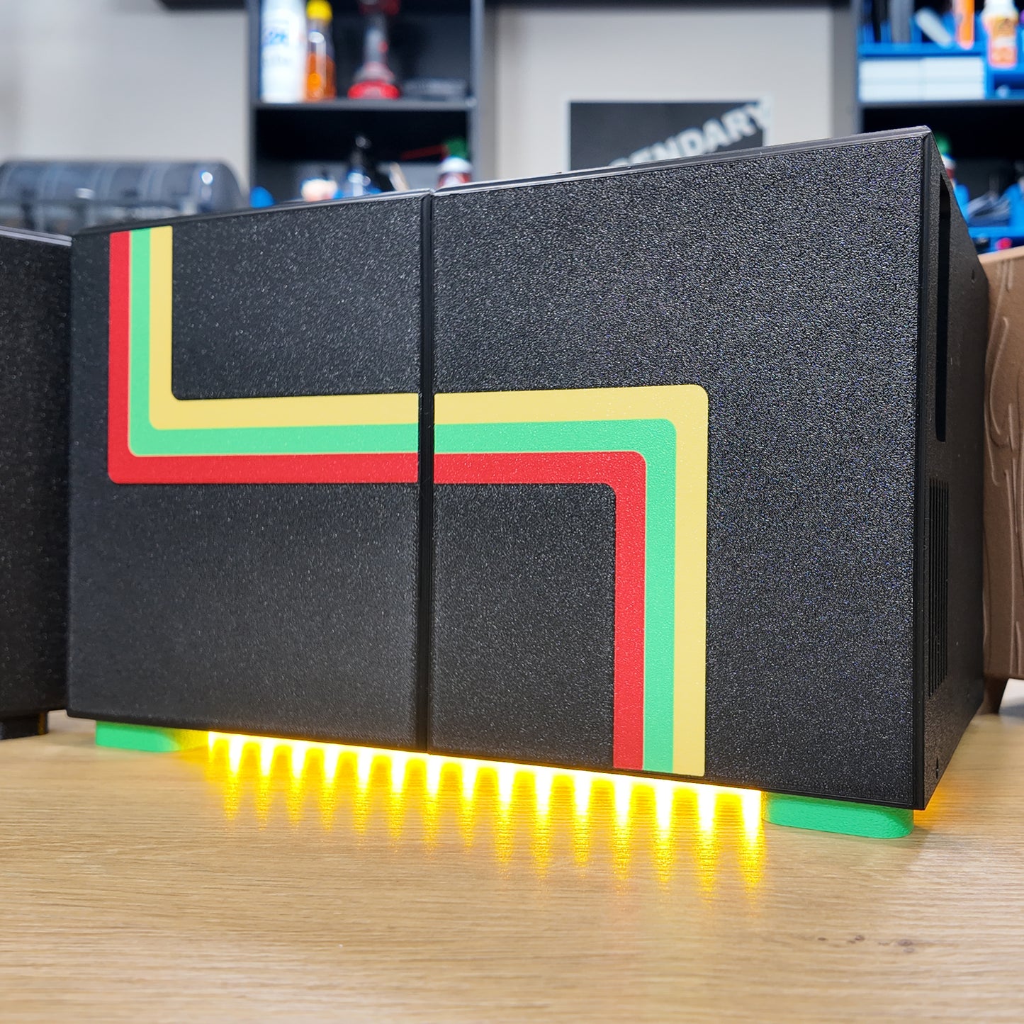 BC-250 Retro Steamy Machine Case — Themed PETG Console Enclosure with Matching Faceplates & Legs
