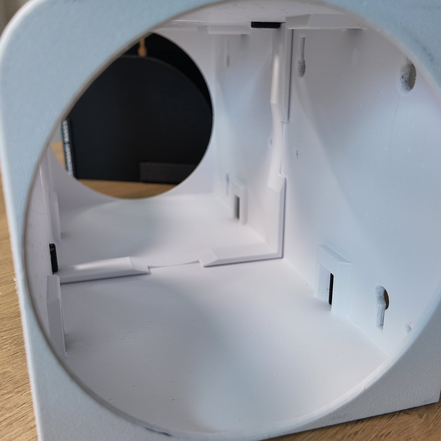 Cushion Lock Protective Wrap Holder | PETG Replacement Dispenser for 12" x 175ft Scotch Rolls | Wall or Desk Mount | Legendary Makes