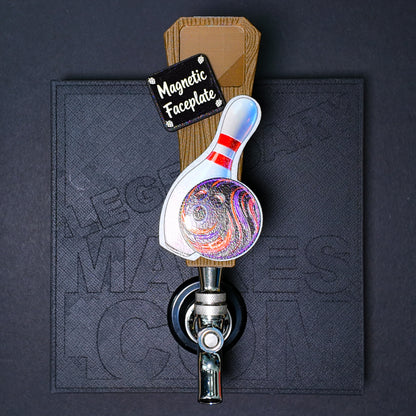 Beer Tap Handle — VersaTap™ Hug — Magnetic Wood PLA Kegerator Handle