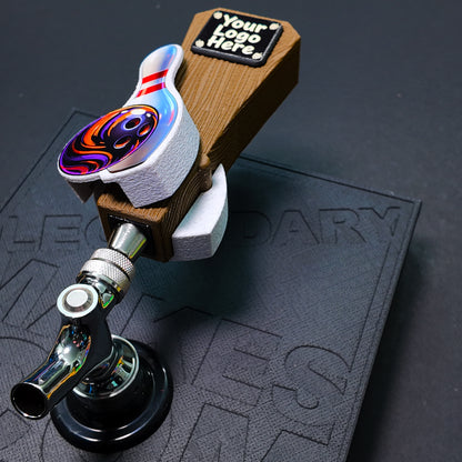 Beer Tap Handle — VersaTap™ Hug — Magnetic Wood PLA Kegerator Handle