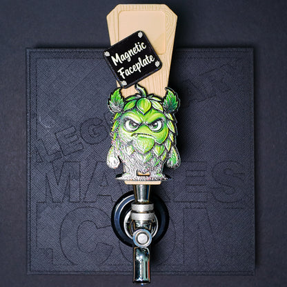 Beer Tap Handle — VersaTap™ Hug — Magnetic Wood PLA Kegerator Handle