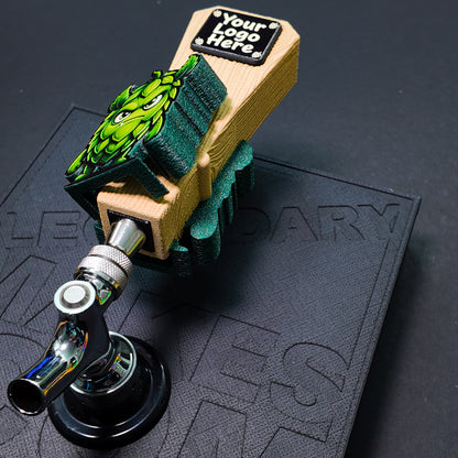 Beer Tap Handle — VersaTap™ Hug — Magnetic Wood PLA Kegerator Handle