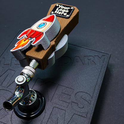 Beer Tap Handle — VersaTap™ Hug — Magnetic Wood PLA Kegerator Handle